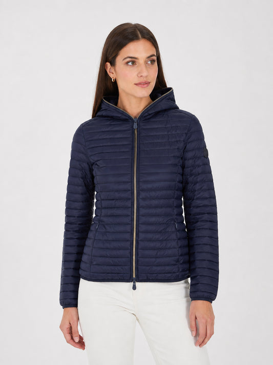 SAVE THE DUCK GIUBBOTTO CAPPUCCIO Donna GIUBBINI D33620W