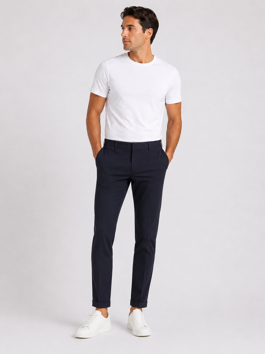 MORO UOMO PANTALONE CAPRI Uomo Pantaloni MES2698