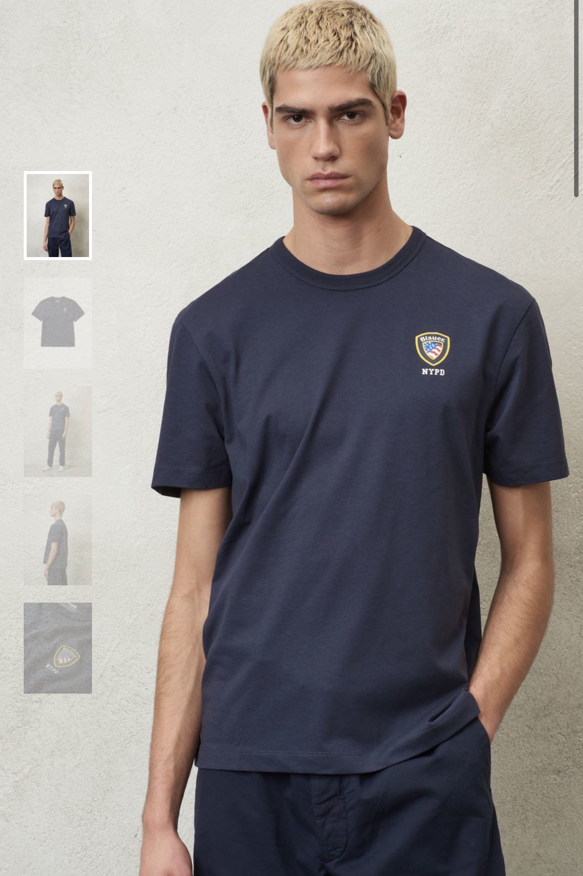 BLAUER. USA T- SHIRT Uomo T-Shirt e Polo 24SBLUH0214500547