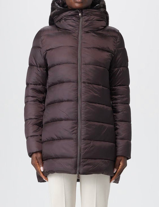 SAVE THE DUCK GIUBBOTTO LUNGO CAPPUCCIO Donna GIUBBINI D40280W2026