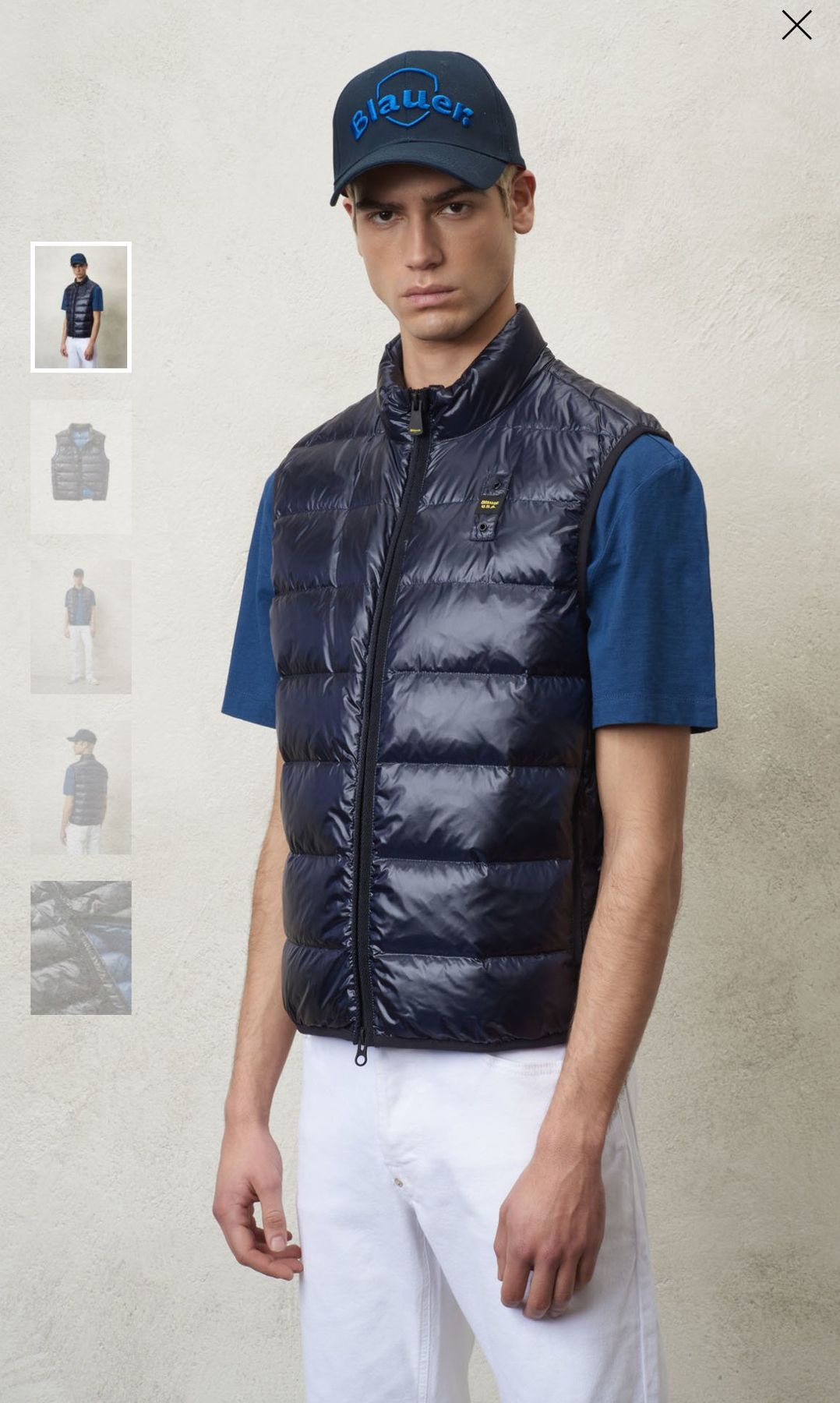 BLAUER. USA GILET Uomo GIUBBINI 24SBLUX03054006719
