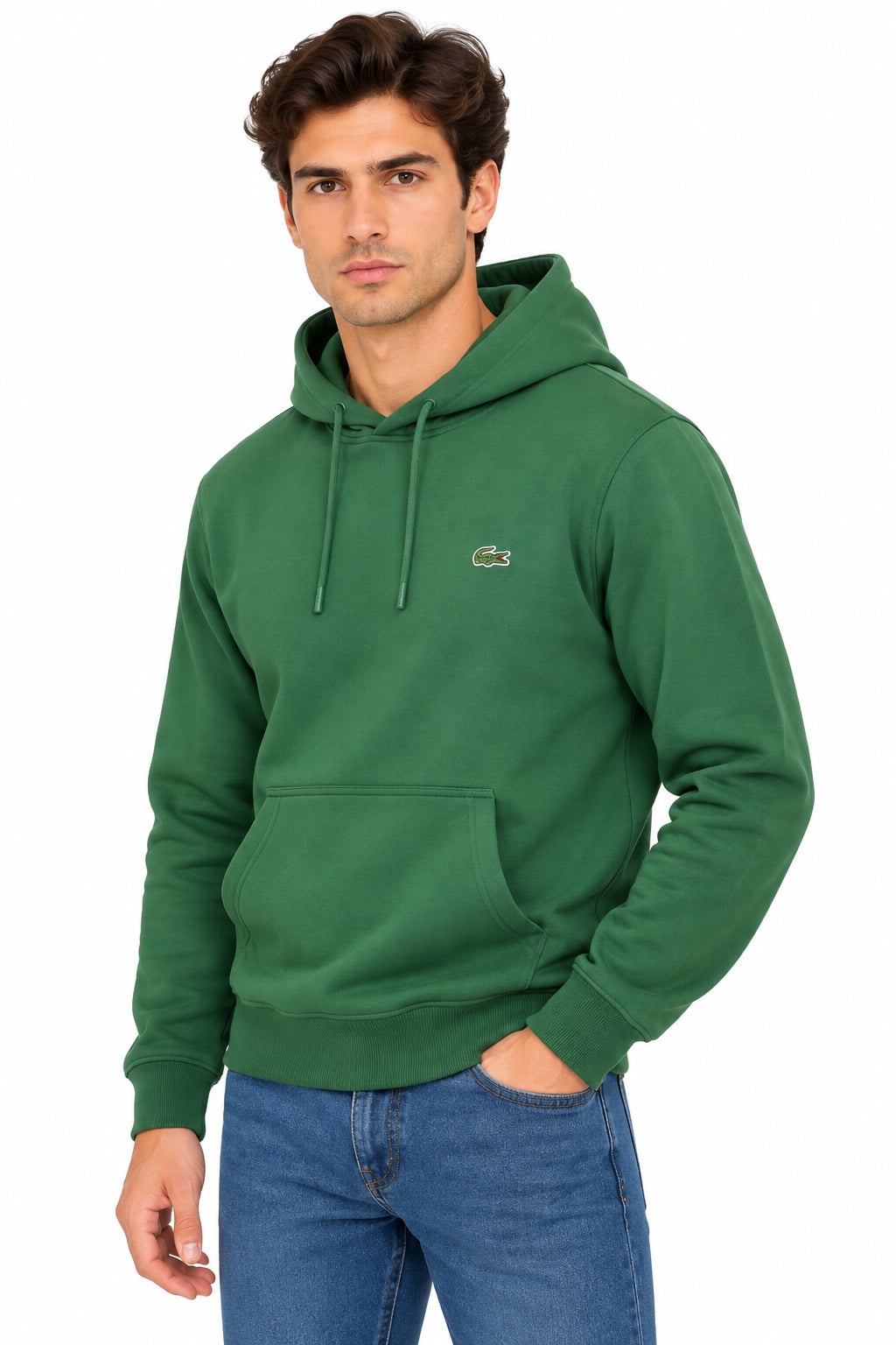 LACOSTE Felpa con cappuccio in tessuto felpato Uomo Felpe SH8863