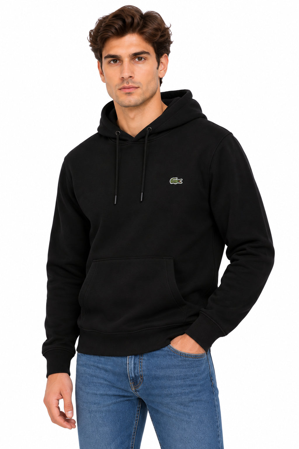 LACOSTE Felpa con cappuccio in tessuto felpato Uomo Felpe SH8863