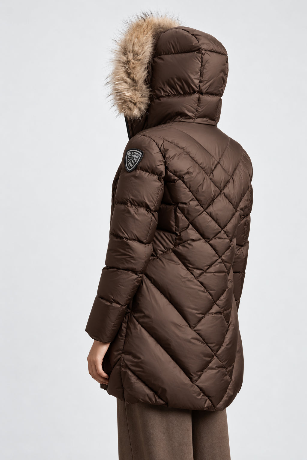 BLAUER. USA GIUBBOTTO LUNGO CAPPUCCIO Donna GIUBBINI 26WBLDK03042