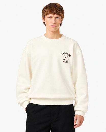 LACOSTE Felpa girocollo Lacoste Paris Classic Fit Uomo Felpe SH9785