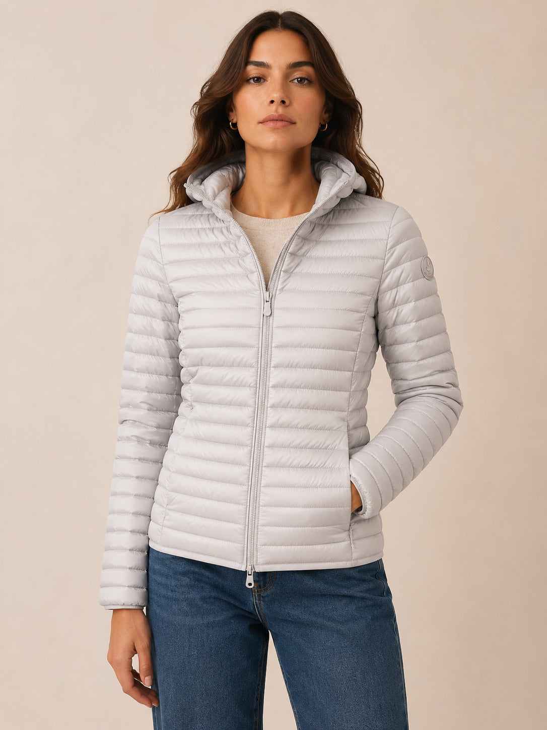 SAVE THE DUCK GIUBBOTTO CAPPUCCIO Donna GIUBBINI D33620W