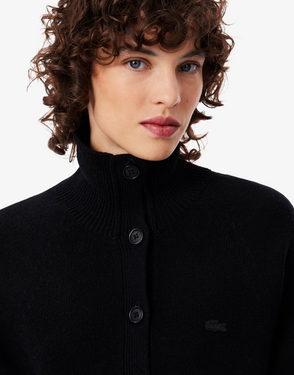 LACOSTE Maglione a collo alto in lana cardata Donna Maglieria AF4010