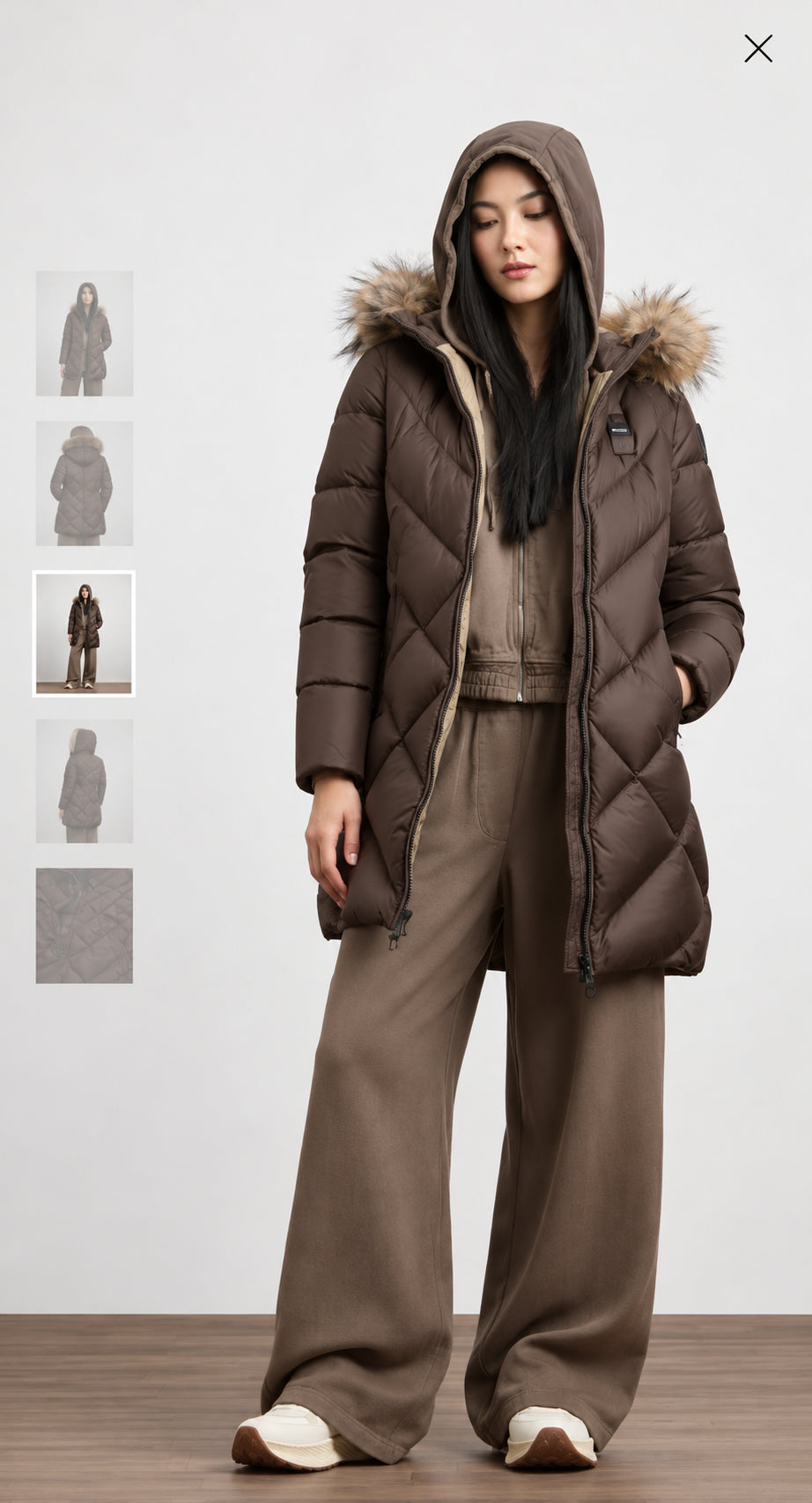 BLAUER. USA GIUBBOTTO LUNGO CAPPUCCIO Donna GIUBBINI 26WBLDK03042