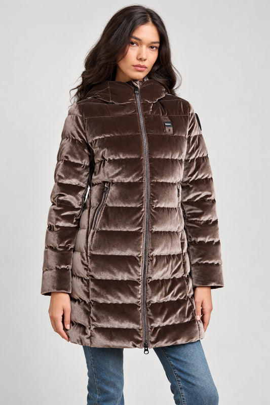 BLAUER. USA GIUBBOTTO LUNGO CAPPUCCIO Donna GIUBBINI 26WBLDK03364