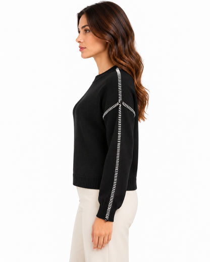 GUESS? LS CN AMELIE SWTR Donna Maglieria W6BR73Z1757