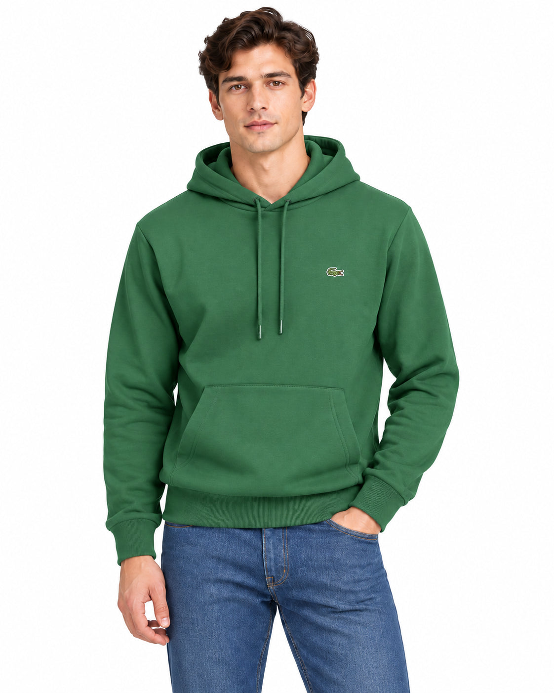 LACOSTE Felpa con cappuccio in tessuto felpato Uomo Felpe SH8863