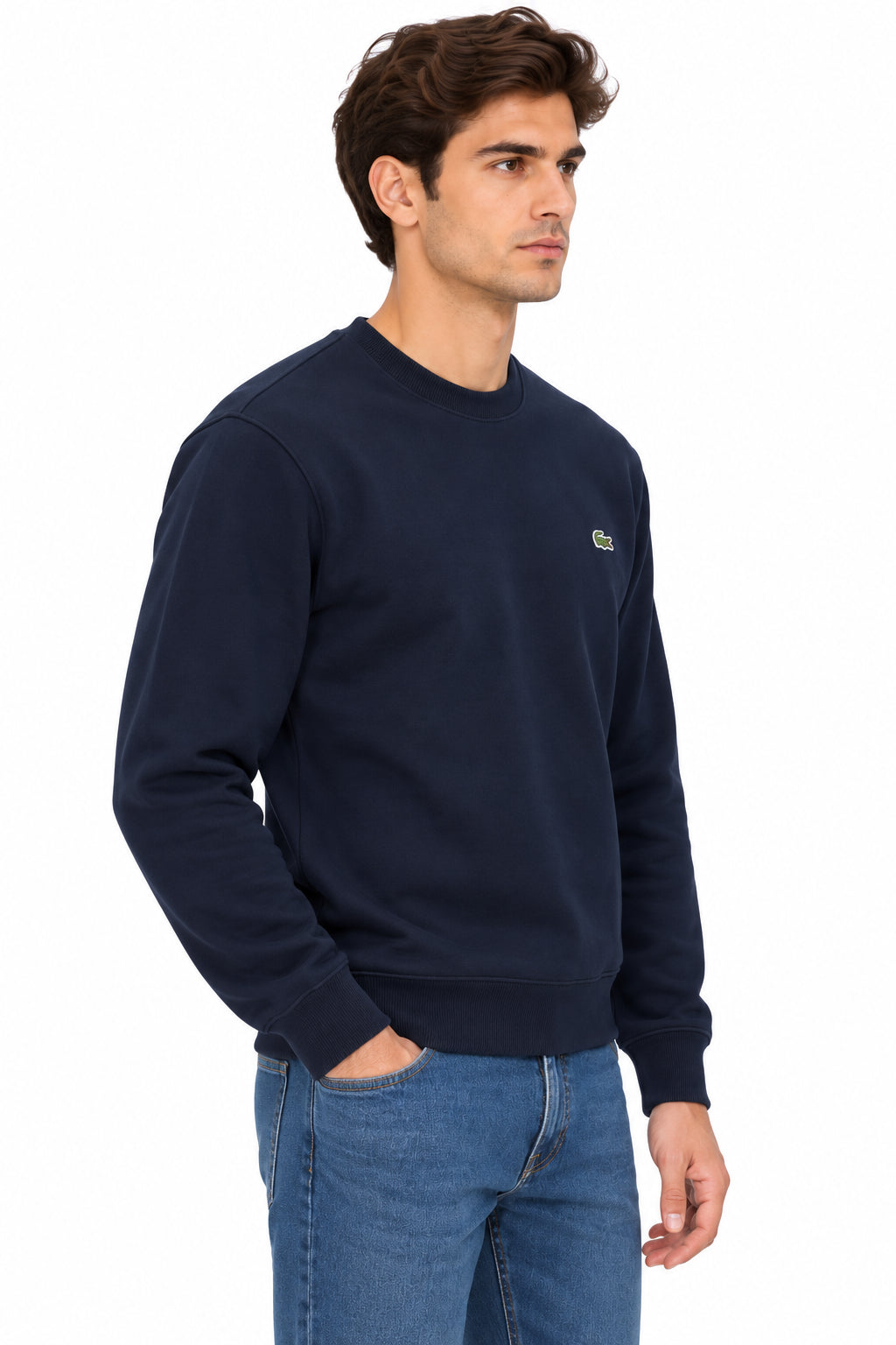 LACOSTE Felpa girocollo in cotone Uomo Felpe SH8868