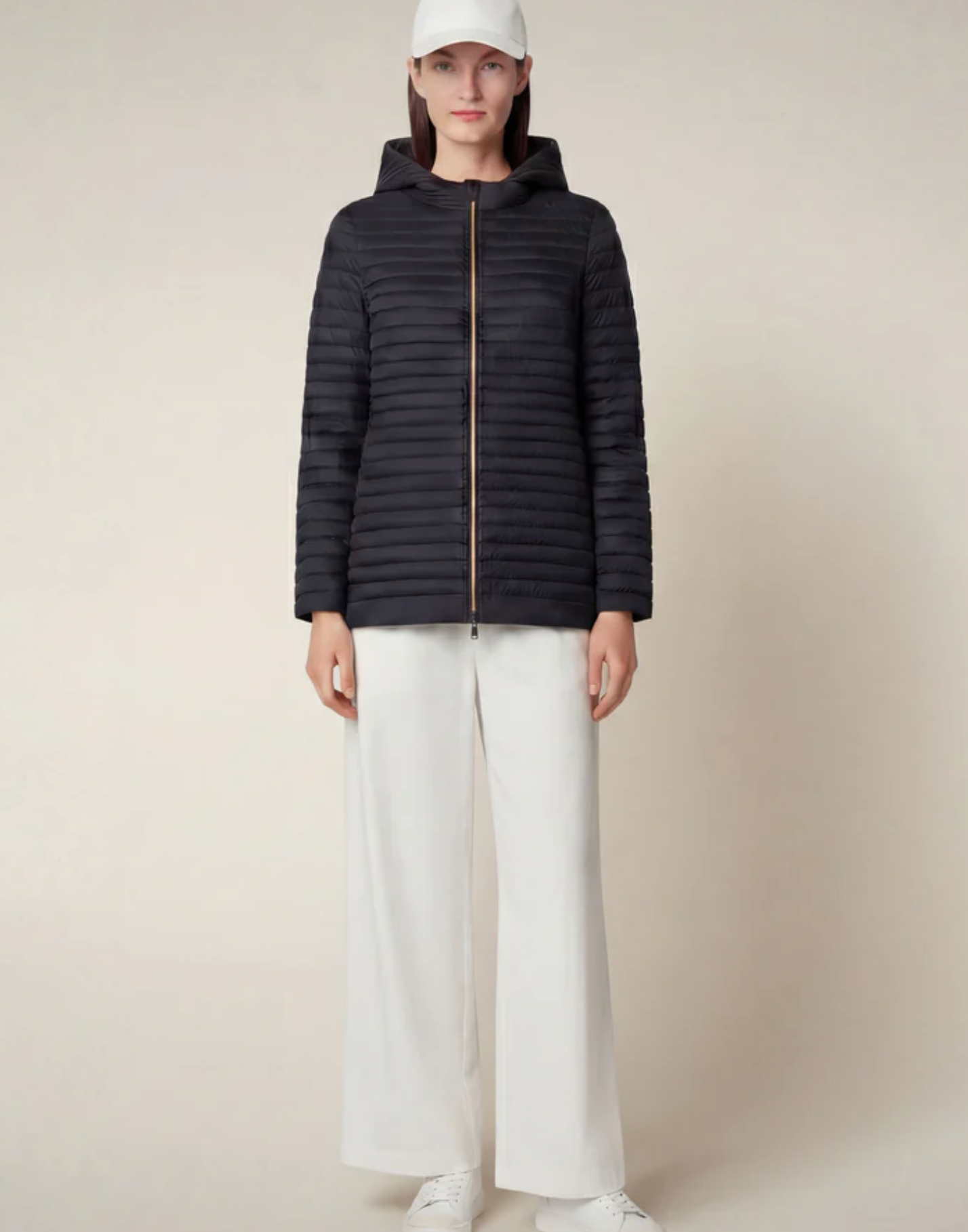 SAVE THE DUCK GIUBBOTTO CAPPUCCIO Donna GIUBBINI D41059W