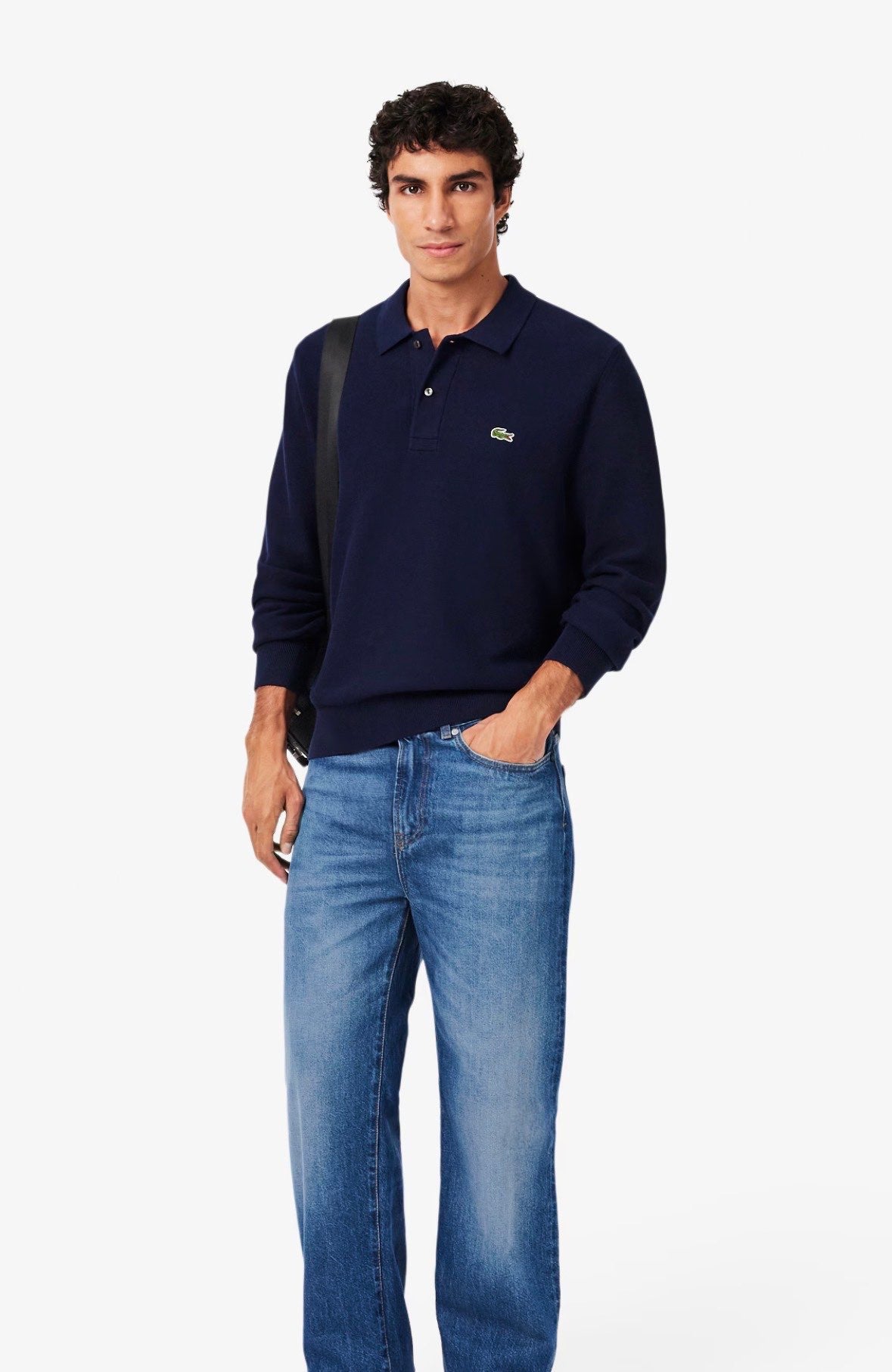LACOSTE Polo a maniche lunghe in maglia Uomo POLO AH9904