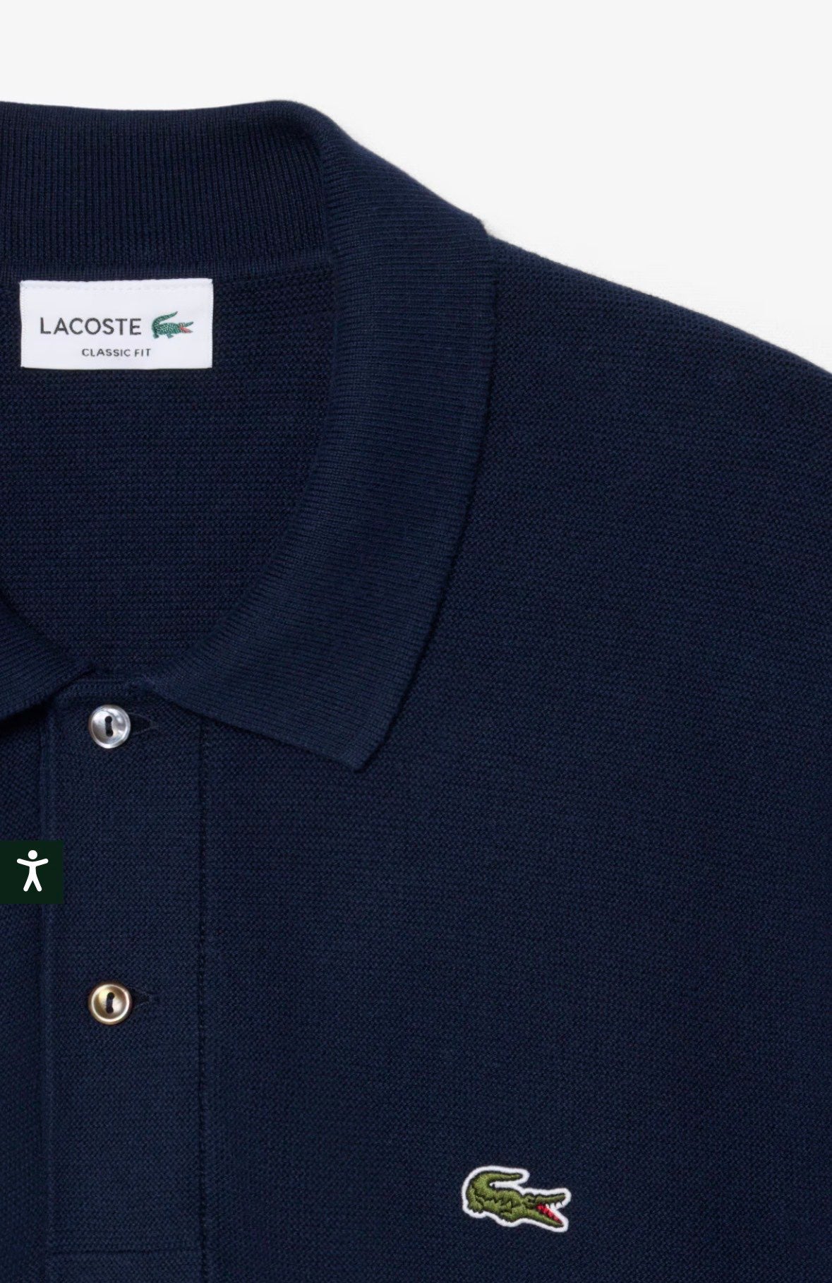 LACOSTE Polo a maniche lunghe in maglia Uomo POLO AH9904